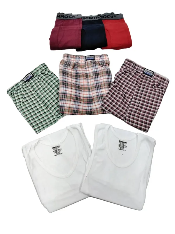 Underwear, boxers, and undershirts