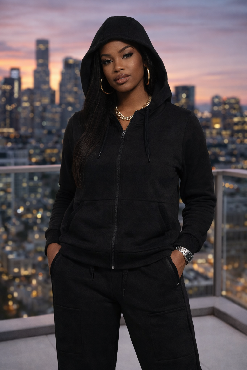 Black Solid Tech Set - model