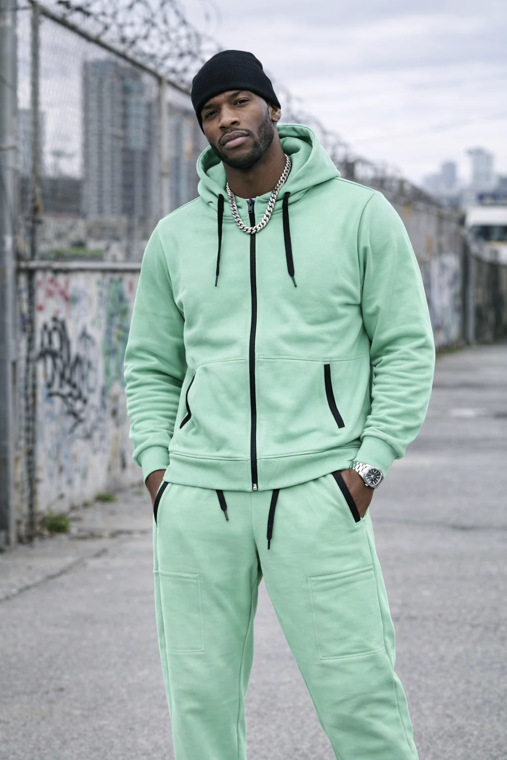 Mint Green Solid Tech Set - model