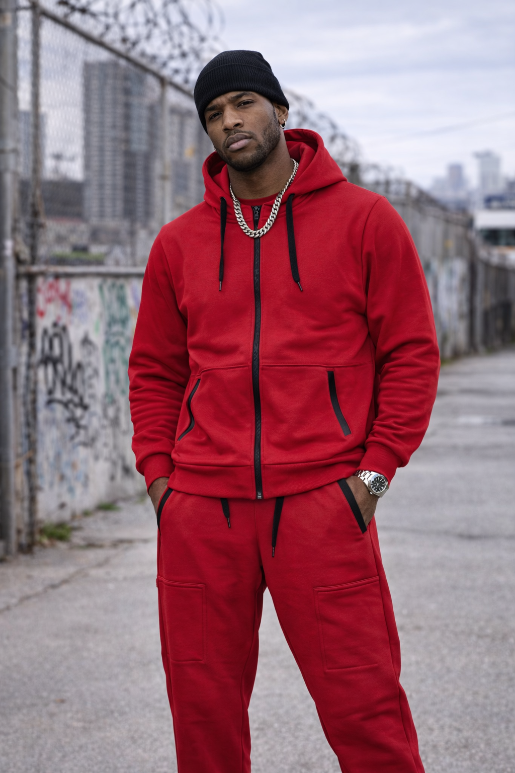 Red Solid Tech Set - model